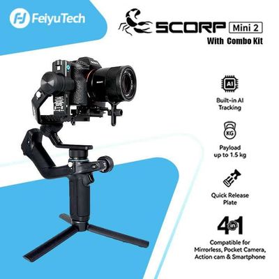 Компактный стабилизатор FeiyuTech SCORP Mini 2 для телефона и камеры