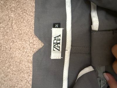 Серые классические брюки Zara