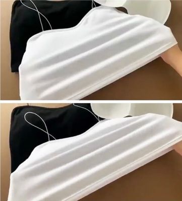 белый топ с чашками