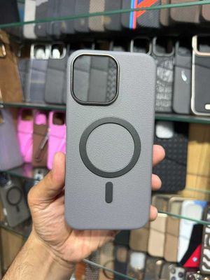 Чехол Magsefe, для iPhone 15 Pro Max, матовая поверхность, серый