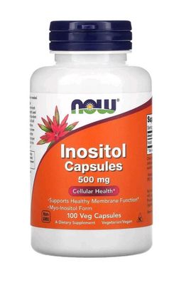 Now inositol 500mg 100вег капсул