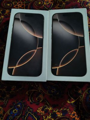 Iphone 16 pro 128GB new. Dual sim . Desert titanium
