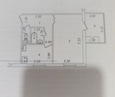 Ттз-4 1/4/4 Продается Квартира 2.3 Балкон