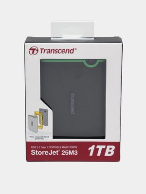 Внешний жесткий диск Transcend (1TB USB 3.0)