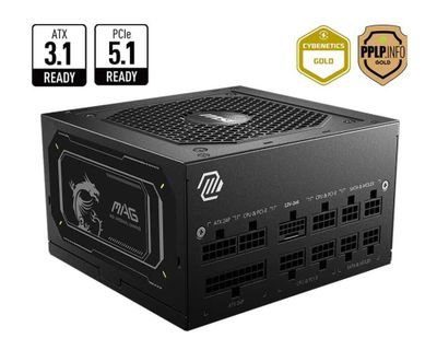 Блок питания от MSI - A850GL PCIE5 II 850W 80+Gold