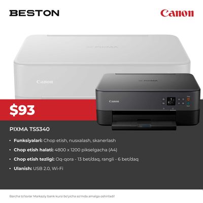 Printer Canon Pixma TS5340