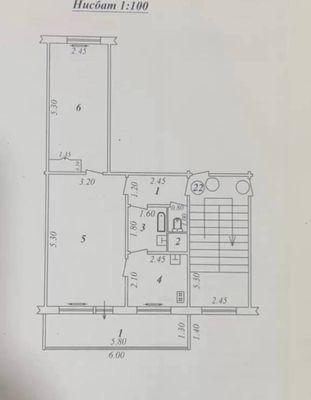 Срочно продается на Авиасозлар-2 (2/4/4 сред ремонт балкон 1.5х6)