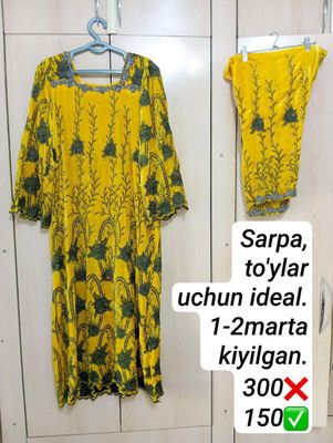Sarpa to'y va bazm uchun kelin ko'ylaklar