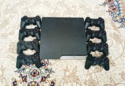 PlayStation 3 slim xolati zo'r 25o'yin 8pult Sony Ps3 . 4
