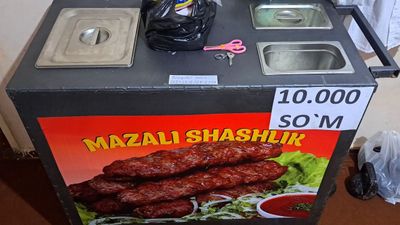 Shashlik aparat holati yangi yaqinda oluvdim ishlatgani odam yoq