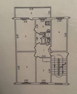 Куйлюк-1, станция метро "Матонат" 4/4/4 80м²