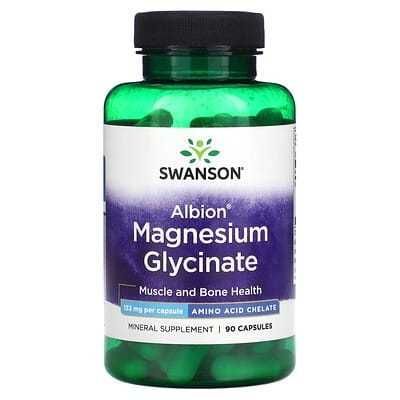 Magnesium Glycinate Swanson 133mg N90