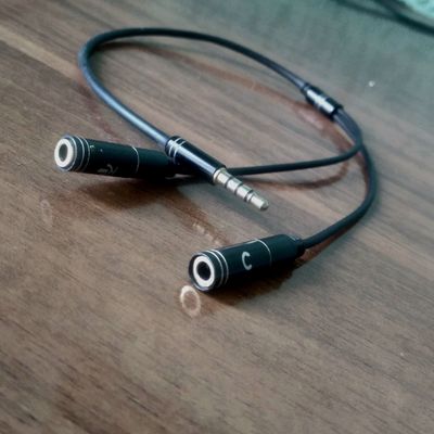 Kabel, ADAPTER - Mikrafon va Headphone ulash uchun