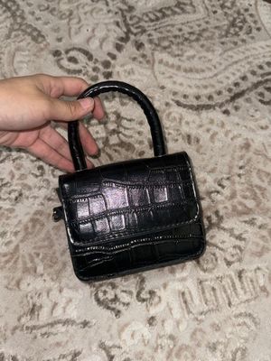 мини сумка черная