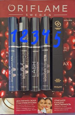 Тушь oriflame. 5 видов