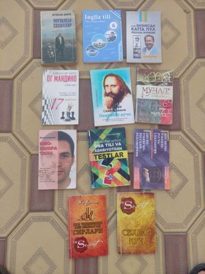 Shaxsiy rivojlanish uchun kitoblar donasi 10.000 sumdan
