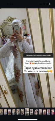 Хаммасига 350мин яшил допи фата чопони бн