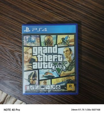 PS4 DISK GTA V hali ishlatimagan yengi