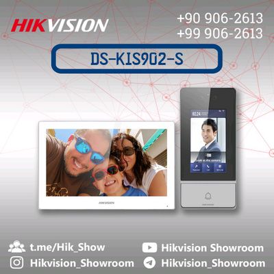 DS-KIS902 Hikvision yuz orqali ochiluvchi domofon