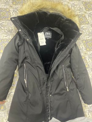 Зимняя куртка женская оригинал Zara размер S