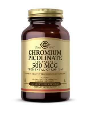 Пиколинат хрома от Solgar, Chromium Picolinate 500mcg