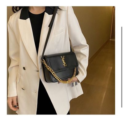Сумка корм-Боди YSL через плечо с цепочкой