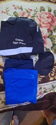 спецодежда новая пол комплект майка, кепка, штаны и куртка.