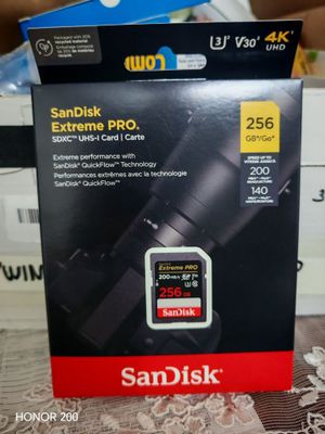 Sandisk Extreme Pro SD 256gb