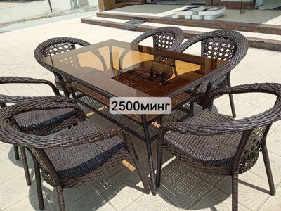 ротанг тукима столлари
