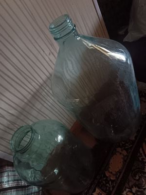 Бутыль стеклянный