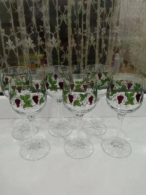 Богемия - Чехия 6 фужеров