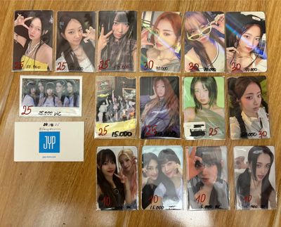 Карты txt blackpink twice new jeans i-dle enhypen