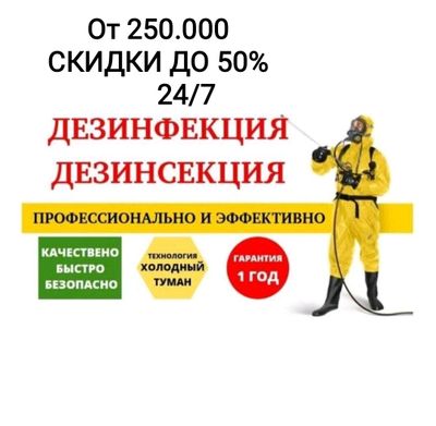 Дезинфекция клопов тараканов крыс мышей скорпионов