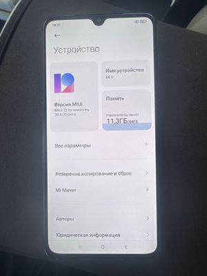 Mi 9 qora rang bez karopka tegiga jovop