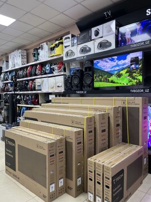 Телевизоры 7TECH от 43 до 100 ТВ есть по