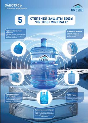 ВОДА 18,9 Л для куллера ООО «OQ TOSH WATER»