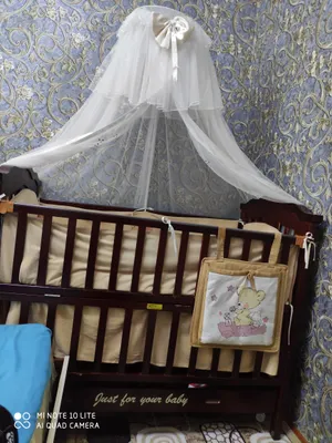 Детский кровать с люлкой