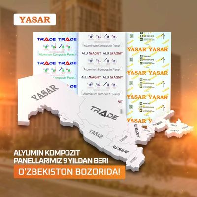 Алюкобонд Алкапон панели YASAR TRADE ALU MAGNIT