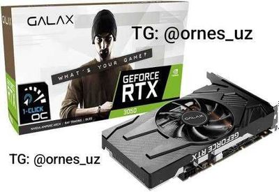 Новая Игровая Видеокарта GALAX GeForce RTX 3050 6GB EX