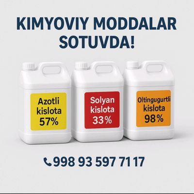 Kislotalar azotnaya, solyanaya!