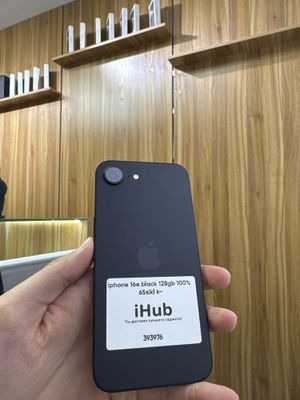 iphone 16e black 128gb 100% 65sikl