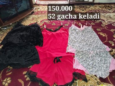 Har xil kiyimlar va detski kravat boʻlishi 600 min 2 3 marta yotilgan
