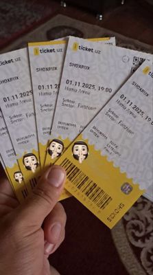 shoxrux rep fanga bilet bor