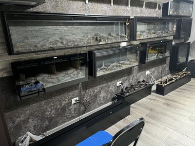 Камин LED, светильник, ночник светодиодный, с эффектом живого огня