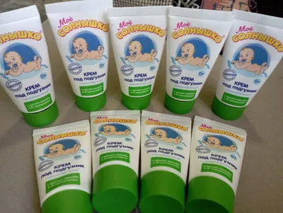 Детский крем под подгузник. Моё солнышко
