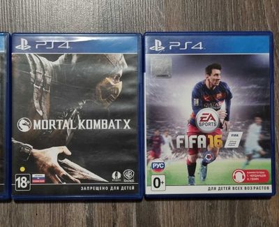 Диски для PS4 в идеальном состоянии