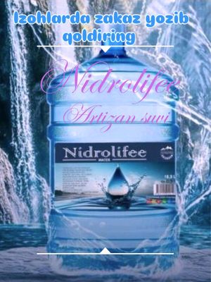 Nidrolifee artizan suvi