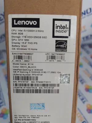 Игровой ноутбук Lenovo IdeaPad Gaming 3 (15IMH05)