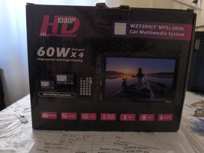 Магнитола 60W x 4 WZ101 (7"MP5) - 1 DIN