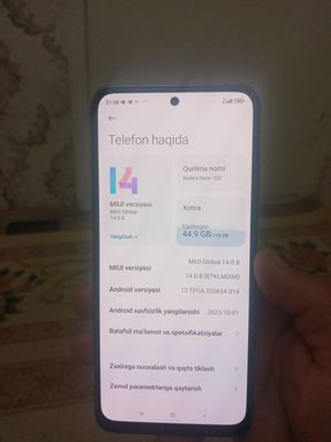 Redmi note 10 s ishlashi yaxshi